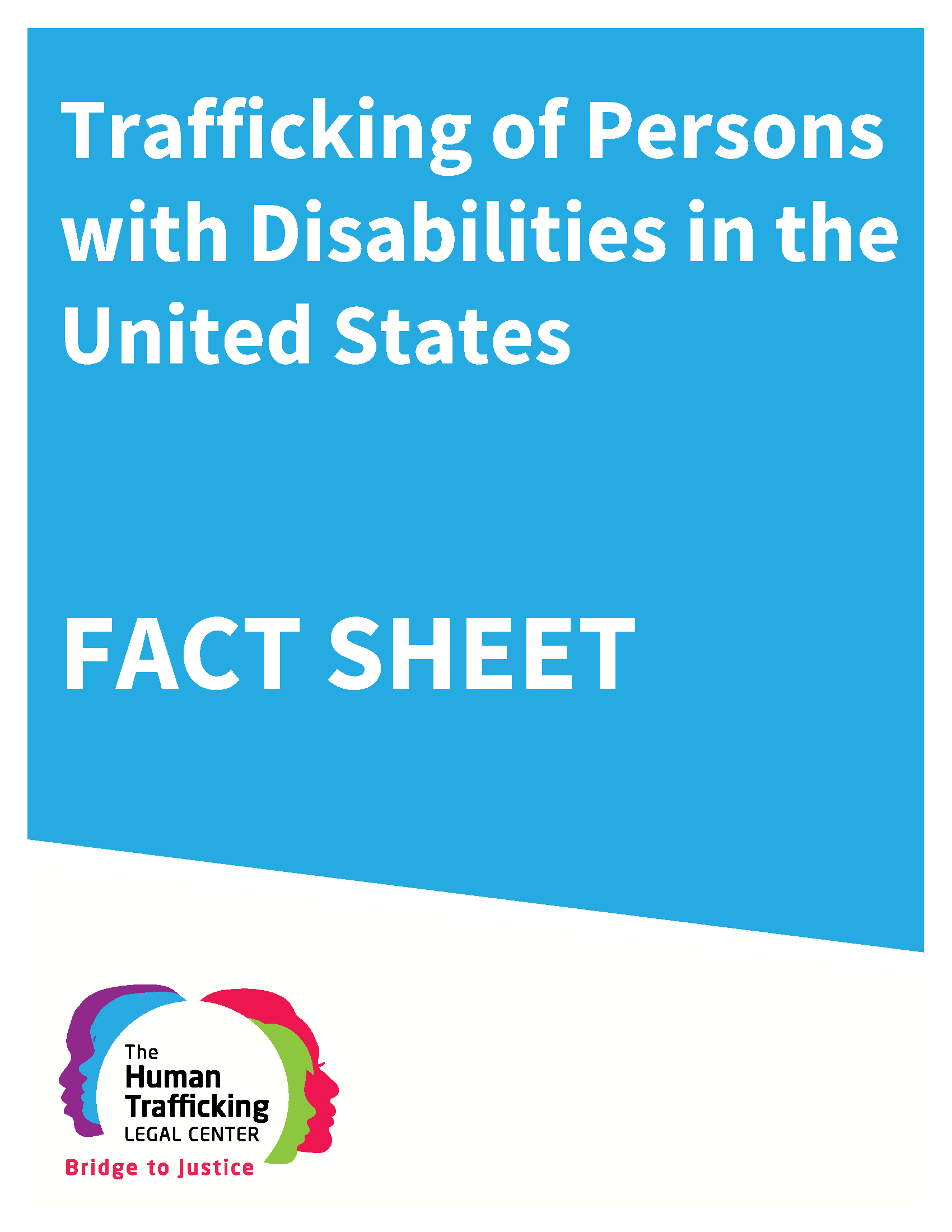 Trafficking of Persons with Disabilities in the United States Fact Sheet