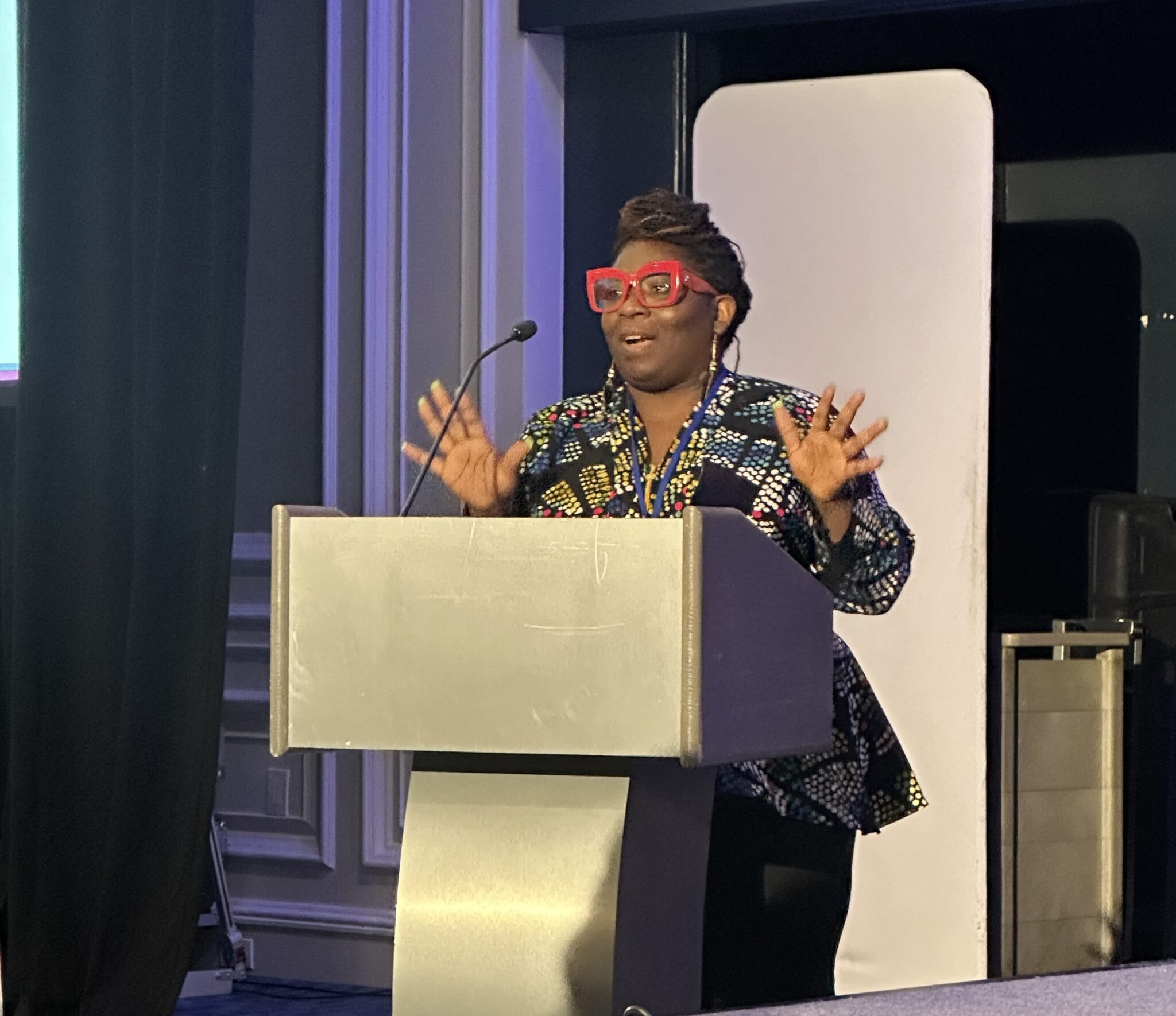 Advocacy & Survivor Leadership Director Evelyn Chumbow presented on Labor Trafficking and The Harriet Tubman Fellowship at the DHS Blue Campaign Symposium, January 2025.